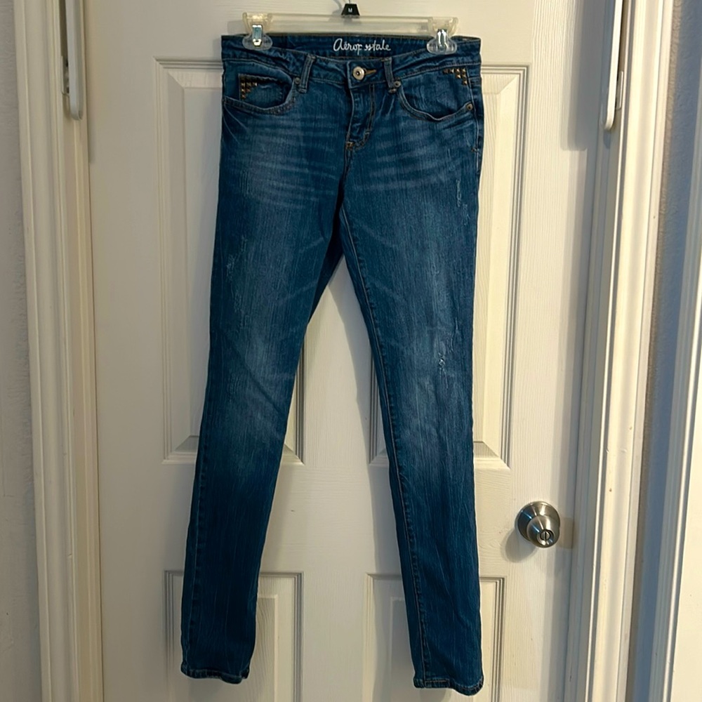 Aeropostale Bayla Skinny Jeans Denim Womens 4 R